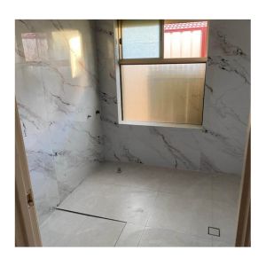 Bathroom renovation with professional wall and floor tiling by Art wa Tiling in Osborne Park, Perth.