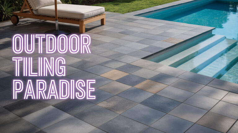 Best outdoor with swiming pool by Art Wa Tling tiling